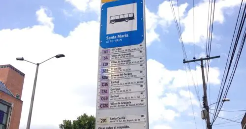 PARADERO SITP BARRIO SANTA MARIA  115A04